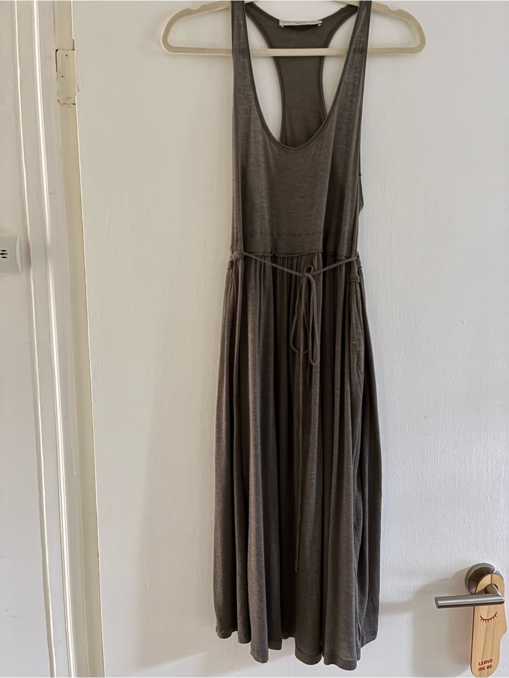 Stella McCartney Sleeveless Racerback Drawstring Midi Dress *MOVING SALE*